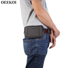 OEEKOI Universal Denim Belt Clip Sport Pouch Case for Honor 9N/7C Pro/9i/Play/7A Pro/10/7A/7C/9 Lite/View 10/V10/Holly 4 Plus/7X 2024 - buy cheap