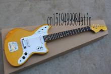 Free Shipping Top Quality Guitar Golden JAGUAR Custom Shop Stratocaster Electric Guitar 2024 - buy cheap