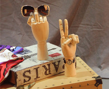 Free Shipping!! Fashion Style Wooden Hand Mannequin Hand Model Wood Hand On Sale 2024 - buy cheap