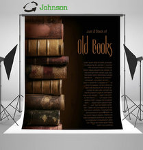 Old Antique Books Stack photo backdrop polyester or Vinyl cloth High quality Computer print wall  Backgrounds 2024 - buy cheap