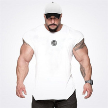 Muscleguys Brand Clothing Fitness Tank Top Men Gyms Stringer Muscle Shirt Workout Vest Bodybuilding Sleeveless Singlets 2024 - buy cheap