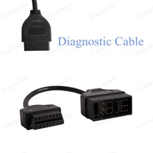 Free Shipping 2016 New Diagnostic Adapter Connector Car Scanner Cable 22Pin to 16Pin OBD2 Interface Adapter for Toyota 2024 - buy cheap