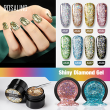 Краска ROSALIND УФ гель лак для ногтей гибридные Лаки, Полуперманентная основа для маникюра, блестящий бриллиантовый гель для дизайна ногтей 2024 - купить недорого