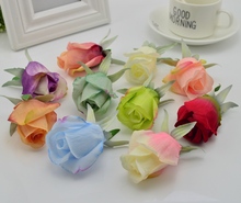 10pcs Silk rose cheap for Christmas home wedding decor bridal accessories clearance fake plants DIY gifts box artificial flowers 2024 - buy cheap
