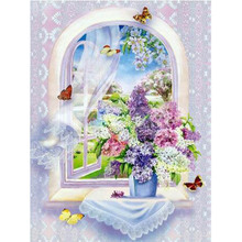 5D DIY Diamond Flower Butterfly Diamond Embroidered Cross-stitch Square Rhinestone Mosaic Home Decoration Christmas Gift 2024 - buy cheap