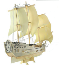 BOHS Sailing Ship Cothenburg Model Wooden Diy 3D Jigsaw Puzzle Child Toy 2024 - buy cheap