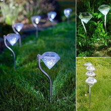 1PC Solar Lawn Light Garden Pathway Decoration Outdoor Stainless Steel Solar Powered  Stake Lights LED Solar Lamp Lantern 2024 - buy cheap