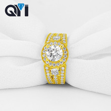Женское Обручальное кольцо с искусственным бриллиантом, 14 к 2024 - купить недорого