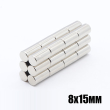 20Pcs 8x15 mm Mini Small N35 Magnet  8*15 mm Neodymium Magnet Permanent NdFeB Super Strong Powerful Magn 8*15 mm 2024 - buy cheap