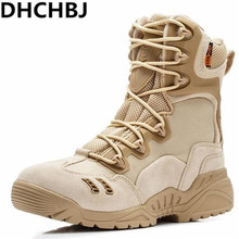 2022 Outdoor Army Boots Men's Military Desert Tactical Boot Winter Breathable Combat Ankle Boots Large Size 35-45 2024 - buy cheap