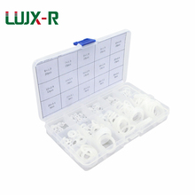 LUJX-R 200pcs O-Ring Kit Oil Seals Washer Assortment White Silicone Rings VMQ O Ring Gasket Set Food Grade Watertightness Boxes 2024 - buy cheap