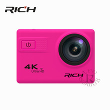 Экшн-камера RICH F68B, 4K, Wi-Fi, ЖК-дисплей 2,0 дюйма, водонепроницаемая, 12 МП, 170 градусов 2024 - купить недорого