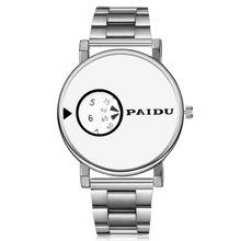 Relogio Masculino 2020 Роскошные Дизайнерские кварцевые часы высокого качества PAIDU мужские часы из нержавеющей стали мужские часы Erkek Kol Saati 2024 - купить недорого