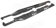 Saia lateral de fibra de carbono para carros, para mercedes benz amg, gt, gts amg, gtr, coupe 2 portas 2024 - compre barato