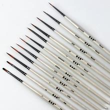 Adeeing 12Pcs/set Pointed Tip Watercolor Paint Brush Different Sizes Nylon Hair Line Drawing Art Painting Brush r20 2024 - buy cheap