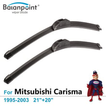 Дворники для лобового стекла Mitsubishi Carisma 1995-2003 21 "+ 20", упаковка из 2 лезвий, высокотехнологичные щетки стеклоочистителя 2024 - купить недорого