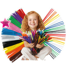Juguetes Educativos Montessori de chenilla para niños, manualidades de colores, hechos a mano, 100 Uds. 2024 - compra barato