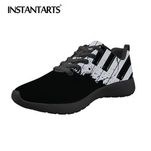 INSTANTARTS-Zapatos informales con Teclado de Piano para hombre, zapatillas planas con estampado de notas musicales en 3D, de malla, para Primavera, 2021 2024 - compra barato