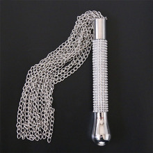 new metal whip with Diamond handle spanking paddle flogger sex whip bdsm torture bondage adult games sex products for couples 2024 - buy cheap