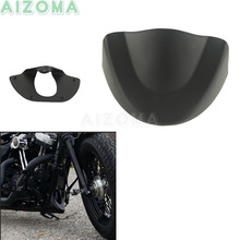 Matte Black Front Chin Spoiler Air Dam Bottom Fairing Kit For Harley Dyna Low Rider Street Fat Bob Wide Glide FXD 2006-2017 2024 - buy cheap