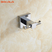 Free shipping BAKALA  Fashionable Wall hook Stainless Steel Towel rack BR-87015 2024 - buy cheap