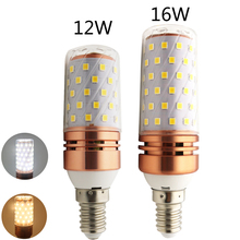 1x E27 110V 220V 2835 SMD LED Bulb E14 Corn Candle Light 12W 16W Lamp Bombillas Cold Warm White 2024 - buy cheap