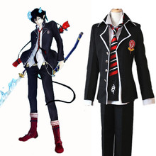 Anime Ao no Exorcist Blue Exorcist Okumura Rin Okumura Yukio Cosplay Costume JP School Uniform Costume 2024 - buy cheap