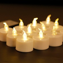 Pack of 6 or 12 Wireless Small Led Candles With Remote Control Light Smokeless Flameless Electronic Flash Yellow Flicker Light 2024 - buy cheap