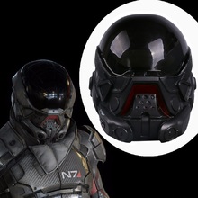Cos máscara de android com efeito massa de jogo, cosplay capacete pvc adereço para festa de halloween 2024 - compre barato