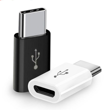 Micro usb macho para tipo-c microusb para tipo c, conversor adaptador para huawei macbook oneplus xiaomi, carregador e carregamento de dados otg, 100 peças 2024 - compre barato