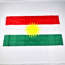 Bandeira curda kurd de 90x150cm, banner decorativo curdo kurd para casa 2024 - compre barato