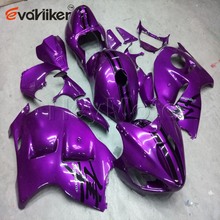 Комплект кузова мотоцикла для GSX R1300 1997 1998 1999 2000 2001 2002 2003 2004 2005 2006 2007, фиолетовый обтекатель для мотоцикла H3 2024 - купить недорого