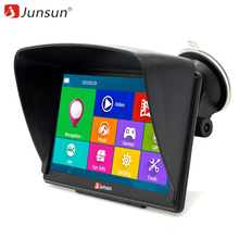 Junsun 7 дюймов HD Автомобильный GPS Навигации Bluetooth AVIN Емкостный экран FM 8 ГБ/256 МБ Грузовой Автомобиль GPS Европе спутниковой навигации Жизни карта 2024 - купить недорого