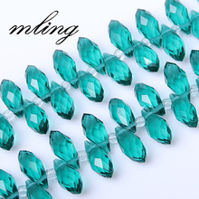 6x12mm New color Austrian Teardrop Glass Beads Diy Accessories for Jewelry Making Briolette Faceted Crystal Beads Wholesale 2024 - buy cheap