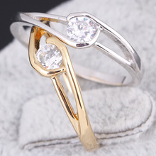 Kuniu круглый Форма палец кольцо для женщин Циркон Металл Материал Мода изысканный стиль Свадебные модные юбилейные украшения 2024 - купить недорого