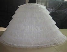 6 Hoops 6 Tieres Tulle White Super Puffy Big Long Petticoats Ball Gown Wedding Dresses Crinoline Adult Women Underskirt 120cm 2024 - buy cheap