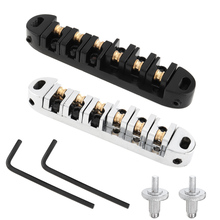 High Quality Electric Guitar Roller Bridge Locking Tune-O-Matic Tailpiece Accessories for Electric Guitar Replacement 2024 - buy cheap