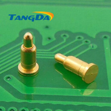 Tangda DHL/EMS D2*4mm 1000PCS pogo pin connector Mobiles Battery spring 1P Thimble Surface Mount SMD gold plate 1u" 1.2A 2024 - buy cheap