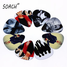 SOACH 50PCS 0.46mm Hot sale exquisite high quality two side earrings pick DIY design Boys pick guitar picks 2024 - buy cheap