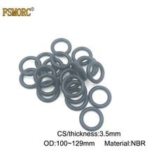 20pcs 3.5mm Thickness Nitrile Rubber O Rings OD 100 102 105 107 110 112 115 118 120 122 125 127 129 mm NBR o ring sealing Gasket 2024 - buy cheap