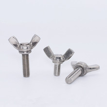 5pcs 304 Stainless Steel butterfly screws  Claw nuts and bolts Hand Tighten screw clamp for woodworking  M3 M4 M5 M6 M8  M10 2024 - buy cheap