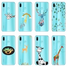 TPU Deer Giraffe Phone Case For Huawei Nova Smart Lite 2017 Silicone Soft Back Cover For Huawei Nova 2i 2 Lite Plus 3 3I 3E Case 2024 - buy cheap