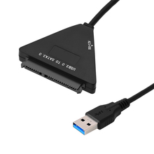 Sata To Usb USB 3.0 to External 2.5" 3.5" SATA III HDD SSD Hard Drive Converter Adapter Cable for Win 8 OS 2024 - купить недорого