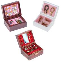 1:12 Dollhouse Accessories Mini Jewelry Box Model Dollhouse Miniatures DIY Miniatures Doll House Furniture Toy House 2024 - buy cheap