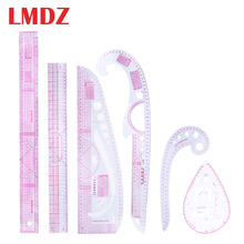 LMDZ 6Pcs Cutting Craft Scale Ruler Drawing Ruler Plastic Patchwork Craft Quilting Ruler Cutting Rulers DIY Home Sewing Tools 2024 - buy cheap