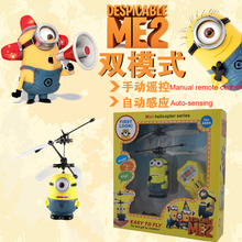 Flying Minion Despicable Me Mini RC Helicopter Remote Control Toys Creative Aircraft Best Birthday Gift Kids 2024 - buy cheap