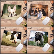 Mairuige Vintage Funny Cute Cool French Bulldog Unique Desktop Pad Game Gamimg Dog  Mousepad Rectangle mouse pad 18x22cm 20x25cm 2024 - buy cheap