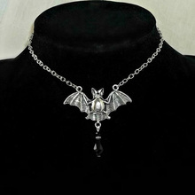 European and American female fashion simple handmade bat Crystal alloy pendant charm women first LXL006 2024 - buy cheap