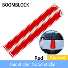 BOOMBLOCK 1Set Car Styling Front Cover Decal Stickers For Inifiniti Kia Rio 3 K2 Sportage Ceed Ford Fiesta Mondeo Suzuki Swift 2024 - buy cheap