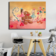 Nicoletta Ceccoli Of Crying Gingerbread Man HD Canvas Posters Prints Wall Art Painting Decorative Picture Modern Home Decoration 2024 - buy cheap